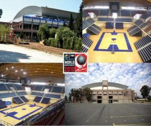 пазл Павильон Halkapınar Salonu Ататюрка Spor Spor Kompleksi в Измире (FIBA 2010 Всемирная по баскетболу в Турции)